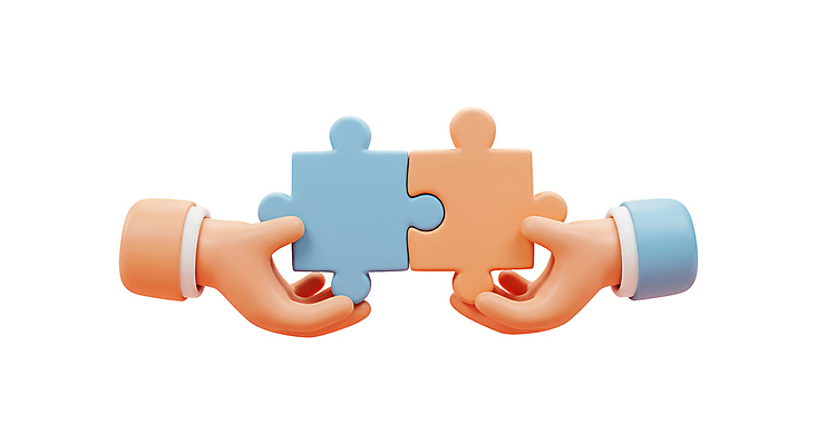 PSD 편집이미지 손 비즈니스 들기 신체부위 3D 퍼즐 엘리먼트 편집3D 모션 사람 디지털합성 파일형식