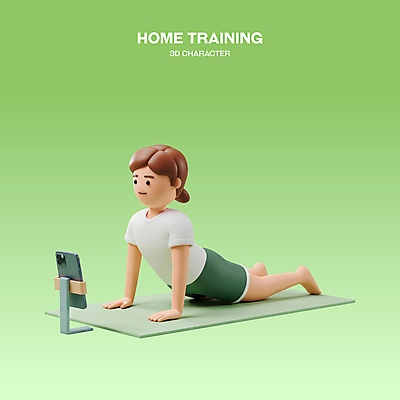 전신 PSD 편집이미지 여자 다이어트 3D캐릭터 한명 미소 성인 초록색 스마트폰 운동복 3D 건강관리 요가자세 매트 거치대 성인여자한명만 홈트레이닝 편집3D 캐릭터 1 옷 컬러 포즈 요가 표정 건강 관리 사람 핸드폰 스마트기기 운동 디지털합성 여자한명만 성인여자만 파일형식