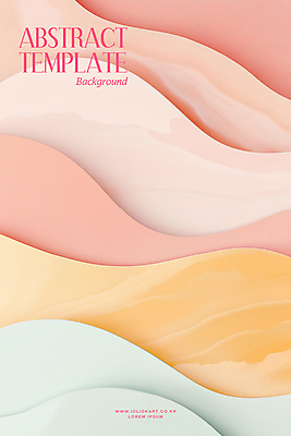 PSD 템플릿 물결 분홍색 백그라운드 곡선 추상 사람없음 입체 웨이브 파스텔톤 이미지템플릿 선 컬러 무늬 파일형식