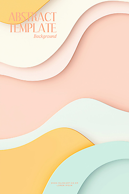 PSD 템플릿 물결 분홍색 백그라운드 곡선 추상 사람없음 입체 웨이브 파스텔톤 이미지템플릿 선 컬러 무늬 파일형식