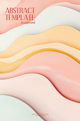 PSD 템플릿 물결 분홍색 백그라운드 곡선 추상 사람없음 입체 웨이브 파스텔톤 이미지템플릿 선 컬러 무늬 파일형식
