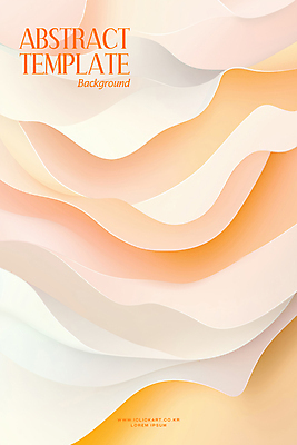 PSD 템플릿 물결 백그라운드 곡선 추상 사람없음 입체 웨이브 살구색 파스텔톤 이미지템플릿 선 컬러 무늬 파일형식
