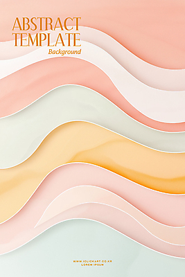 PSD 템플릿 물결 분홍색 백그라운드 곡선 추상 사람없음 입체 웨이브 파스텔톤 이미지템플릿 선 컬러 무늬 파일형식