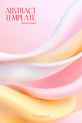 PSD 템플릿 물결 분홍색 백그라운드 곡선 추상 사람없음 입체 웨이브 파스텔톤 이미지템플릿 선 컬러 무늬 파일형식