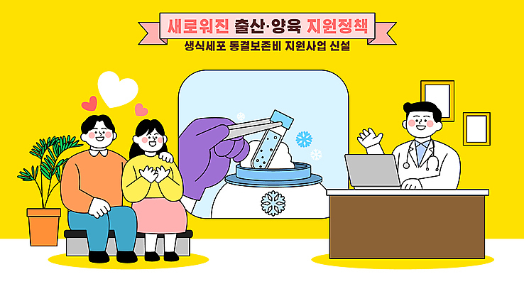 전신 식물 부부 여자 남자 화분 의자 일러스트 병원 앉기 성인 세명 노트북 노란색 희망 임산부 육아 의사 출산 상담 핀셋 정부정책 지원 성인만 얼림 국내일러스트 AI파일 정자세포 커플 감정 컬러 가구 컨셉 의학 모션 사람 전자제품 임신 의료진 도구 생식세포 정책 파일형식 벡터