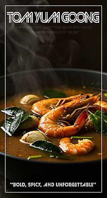 PSD 편집이미지 그릇 새우 요리 사람없음 검은색 주황색 식사 전통음식 고수 수증기 해산물 국물 맛있는 똠얌꿍 이미지편집 전통 식기 음식 컬러 갑각류 향신료 태국음식 파일형식