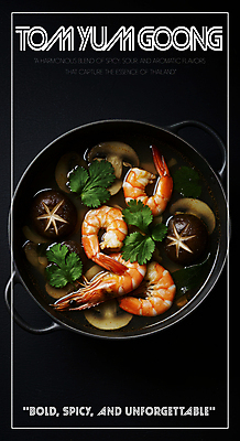 PSD 편집이미지 그릇 새우 요리 사람없음 검은색 식사 전통음식 고수 해산물 국물 표고버섯 맛있는 똠얌꿍 이미지편집 전통 식기 음식 컬러 갑각류 버섯 향신료 태국음식 파일형식