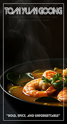 PSD 편집이미지 그릇 새우 요리 사람없음 검은색 식사 전통음식 고수 수증기 해산물 국물 맛있는 똠얌꿍 이미지편집 전통 식기 음식 컬러 갑각류 향신료 태국음식 파일형식