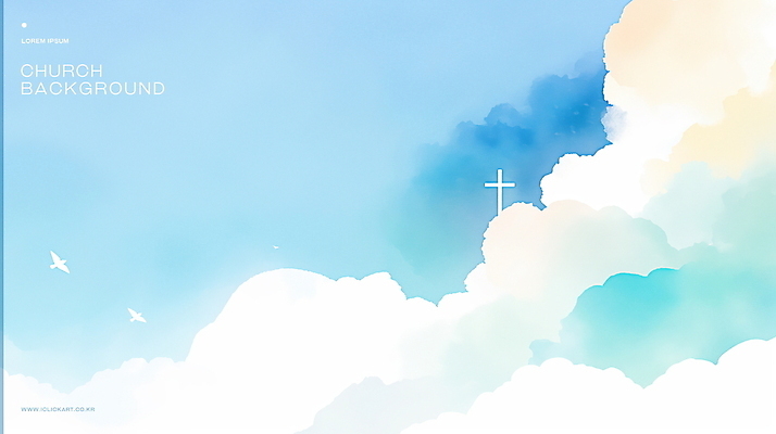 PSD 구름 기독교 하늘색 십자가 일러스트 조류 하늘 사람없음 평화 감성 국내일러스트 자연요소 동물 종교 컨셉 파란색 파일형식