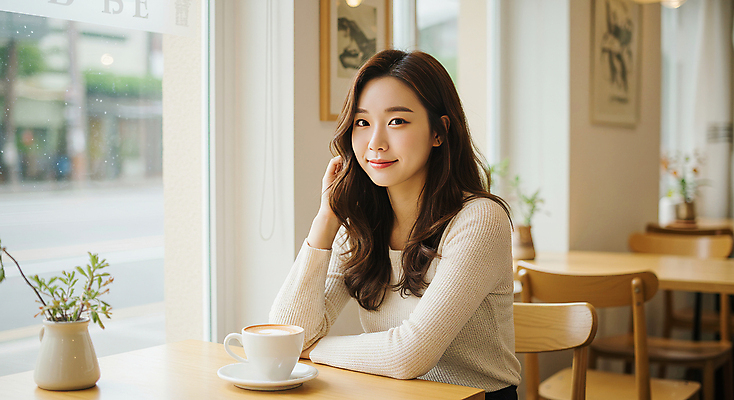 JPG 식물 편집이미지 응시 여자 화분 의자 탁자 한명 미소 앉기 상반신 성인 일상 햇빛 턱괴기 카페 커피잔 창가 라떼 베이지색 의료성형뷰티 성인여자한명만 편집실사 AI인물포토 AI콘텐츠 1 시선 커피 컬러 가구 창문 모션 잔 표정 사람 라이프 태양 상점 CG 여자한명만 성인여자만 파일형식 AI포토