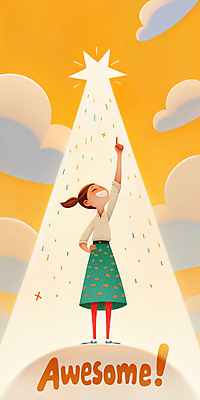 JPG 구름 여자 어린이 허리손 일러스트 한명 미소 소녀 반짝임 햇빛 노란색 손들기 희망 기쁨 꿈 가리킴 긍정 활기 소녀한명만 국내일러스트 AI일러스트 AI콘텐츠 자연요소 1 감정 컬러 포즈 컨셉 모션 표정 사람 손짓 태양 여자한명만 소녀만 파일형식