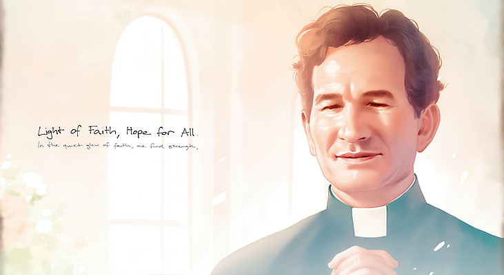 JPG 남자 중년 일러스트 창문 한명 미소 상반신 햇빛 믿음 눈감음 천주교 기도 성직자 손모으기 베이지색 사제 사제복 신부복 신부님 중년남자한명만 국내일러스트 AI일러스트 AI콘텐츠 1 감정 종교 컬러 모션 표정 사람 손짓 성인 태양 남자한명만 중년남자만 파일형식