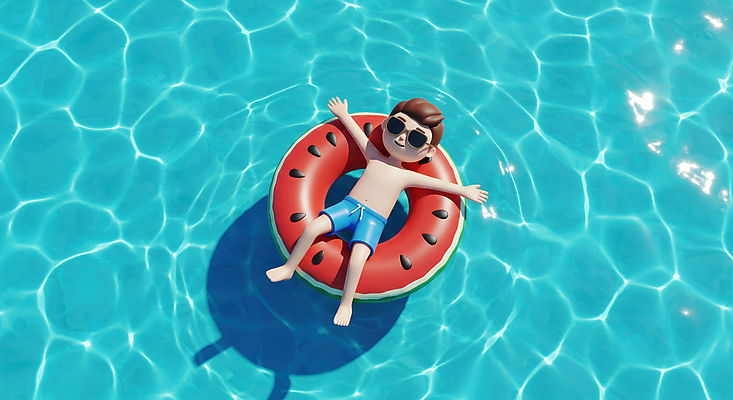 JPG 전신 편집이미지 남자 수영복 여유 물결 어린이 팔벌리기 휴가 휴식 수영장 그림자 한명 소년 여름 파란색 선글라스 눕기 햇빛 수영 수면 떠있는 편안함 튜브 수박모양 소년한명만 편집3D AI컴퓨터그래픽 AI콘텐츠 모양 1 옷 계절 감정 안경 컬러 컨셉 모션 사람 물 태양 3D 수상스포츠 감각 남자한명만 소년만 파일형식