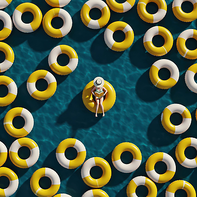 JPG 전신 편집이미지 여자 수영복 여유 물결 휴식 수영장 그림자 한명 들기 성인 책 여름 파란색 선글라스 독서 햇빛 노란색 기댐 수면 떠있는 튜브 챙모자 성인여자한명만 편집3D AI컴퓨터그래픽 AI콘텐츠 모자_잡화 1 옷 계절 감정 안경 컬러 컨셉 모션 사람 물 태양 3D 여자한명만 성인여자만 파일형식