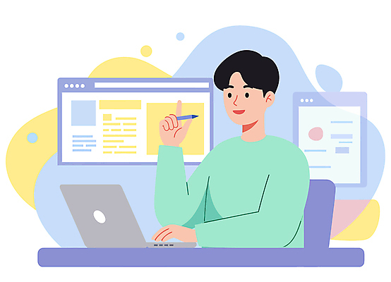 남자 대학생 하늘색 일러스트 한명 들기 상반신 성인 노트북 펜 캠퍼스라이프 가리킴 타이핑 기록 집중 문서 인터넷창 온라인강의 성인남자한명만 국내일러스트 AI파일 1 학생 라이프스타일 컨셉 인터넷 모션 사람 손짓 파란색 전자제품 필기구 강의 남자한명만 성인남자만 파일형식 벡터 언택트