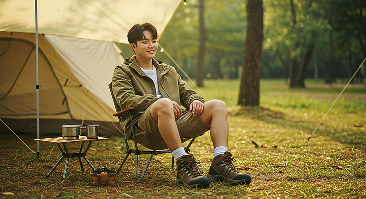 JPG 전신 나무 편집이미지 그릇 남자 여유 자연 탁자 휴식 텐트 한명 미소 앉기 잔디 성인 컵 캠핑 숲속 힐링 의료성형뷰티 성인남자한명만 캠핑의자 편집실사 AI인물포토 AI콘텐츠 식물 1 식기 감정 가구 컨셉 의자 모션 레저 표정 캠핑도구 사람 숲 CG 생태계 남자한명만 성인남자만 파일형식 AI포토