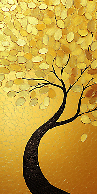 JPG 나무 편집이미지 백그라운드 곡선 사람없음 금색 그림 질감 작품 금전수 편집실사 식물 선 컬러 미술 CG 파일형식