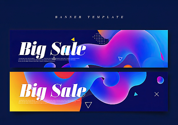 도형 PSD 편집이미지 가로배너 곡선 추상 사람없음 현수막 남색 그라데이션 빅세일 배너세트 이미지편집 배너 선 컬러 무늬 가로 세트 세일 파일형식