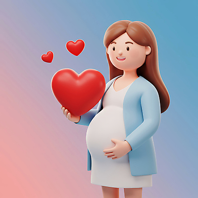 JPG 편집이미지 여자 하늘색 3D캐릭터 한명 미소 들기 성인 3D 임산부 하트 잡기 성인여자한명만 편집3D AI컴퓨터그래픽 AI콘텐츠 모양 캐릭터 1 모션 표정 사람 파란색 임신 디지털합성 여자한명만 성인여자만 파일형식