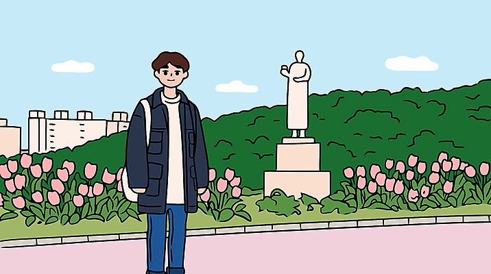 전신 구름 남자 꽃밭 일러스트 하늘 산 한명 성인 건물 숄더백 추모 추모비 민주화운동 성인남자한명만 5.18민주화운동기념일 국내일러스트 AI파일 자연요소 1 건축물 꽃 가방 사람 역사 비석 남자한명만 성인남자만 파일형식 벡터 법정기념일