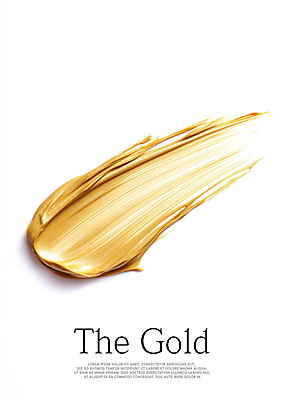 PSD 편집이미지 백그라운드 붓터치 사람없음 물감 금색 질감 이미지편집 컬러 미술도구 파일형식