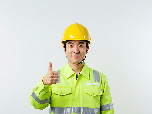 JPG 편집이미지 남자 노동자 한명 미소 상반신 성인 안전모 따봉 안전제일 의료성형뷰티 성인남자한명만 편집실사 AI인물포토 AI콘텐츠 직업 1 표정 사람 최고 헬멧 안전장비 CG 남자한명만 성인남자만 파일형식 AI포토