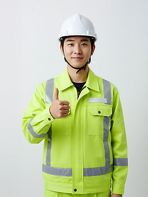 JPG 편집이미지 남자 노동자 한명 미소 상반신 성인 안전모 따봉 안전제일 의료성형뷰티 성인남자한명만 편집실사 AI인물포토 AI콘텐츠 직업 1 표정 사람 최고 헬멧 안전장비 CG 남자한명만 성인남자만 파일형식 AI포토