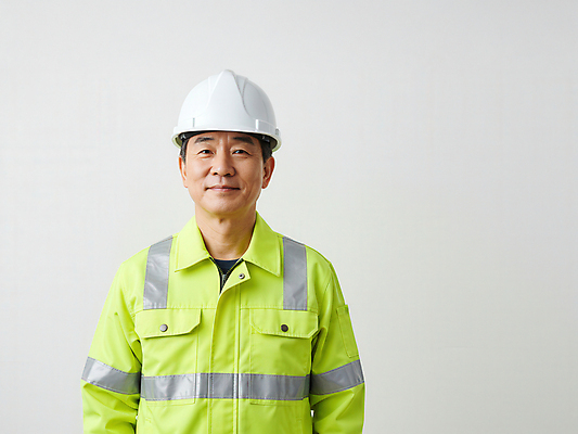 JPG 편집이미지 남자 중년 노동자 한명 미소 상반신 안전모 안전제일 의료성형뷰티 중년남자한명만 편집실사 AI인물포토 AI콘텐츠 직업 1 표정 사람 성인 헬멧 안전장비 CG 남자한명만 중년남자만 파일형식 AI포토