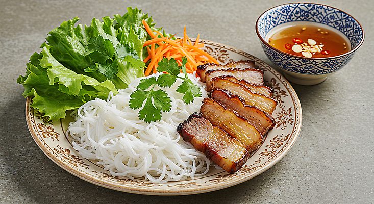 JPG 편집이미지 접시 돼지고기 사람없음 소스 고수 상추 홍고추 베트남 동남아음식 소스그릇 쌀국수면 분짜 당근채 편집실사 AI포토 AI콘텐츠 그릇 식기 음식 채소 고추 육류 동남아시아 당근 면류 양념 향신료 CG 베트남음식 파일형식