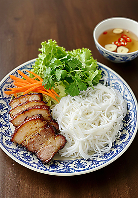 JPG 편집이미지 접시 돼지고기 사람없음 소스 고수 상추 홍고추 베트남 동남아음식 소스그릇 쌀국수면 분짜 당근채 편집실사 AI포토 AI콘텐츠 그릇 식기 음식 채소 고추 육류 동남아시아 당근 면류 양념 향신료 CG 베트남음식 파일형식