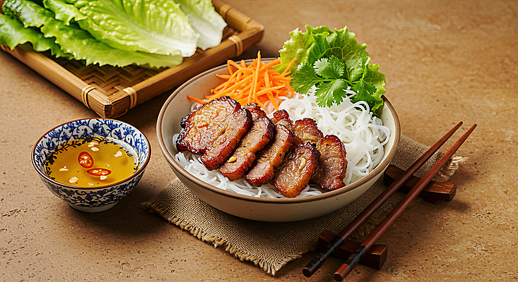 JPG 편집이미지 젓가락 돼지고기 사람없음 소쿠리 소스 고수 상추 홍고추 베트남 동남아음식 소스그릇 쌀국수면 젓가락받침대 테이블매트 분짜 당근채 편집실사 AI포토 AI콘텐츠 그릇 음식 채소 고추 수저 육류 바구니 동남아시아 당근 식탁보 면류 양념 향신료 CG 베트남음식 수저받침대 파일형식