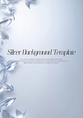 PSD 편집이미지 백그라운드 잎 사람없음 은색 질감 광택 이미지편집 식물 컬러 파일형식