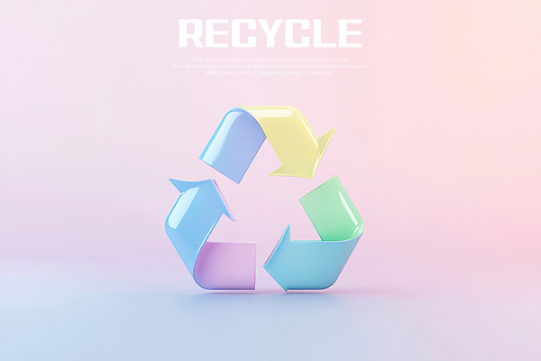 PSD 편집이미지 분홍색 사람없음 3D 자연보호 심볼 광택 그라데이션 재활용표시 편집3D 컬러 자연 표시 재활용 보호 디지털합성 파일형식