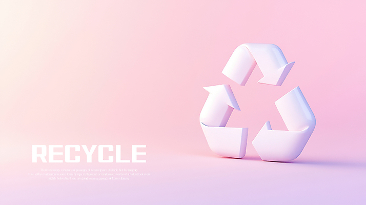 PSD 편집이미지 분홍색 사람없음 3D 자연보호 심볼 광택 그라데이션 재활용표시 편집3D 컬러 자연 표시 재활용 보호 디지털합성 파일형식