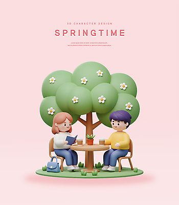 전신 PSD 편집이미지 커플 여자 남자 화분 분홍색 의자 가방 3D캐릭터 한그루 들기 앉기 여러명 성인 두명 책 3D 손들기 봄풍경 풀 책상 테이크아웃컵 성인만 편집3D 나무 식물 캐릭터 1 잡화 컬러 가구 다수 관계 모션 사람 풍경 컵 봄 디지털합성 파일형식