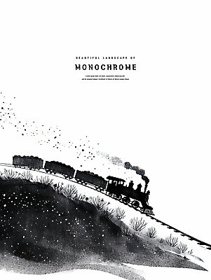 PSD 실루엣 일러스트 흑백 잔디 사람없음 기찻길 기차 연기 스케치 감성 경관 국내일러스트 식물 육상교통 컨셉 대중교통 촬영기법 미술 풍경 파일형식