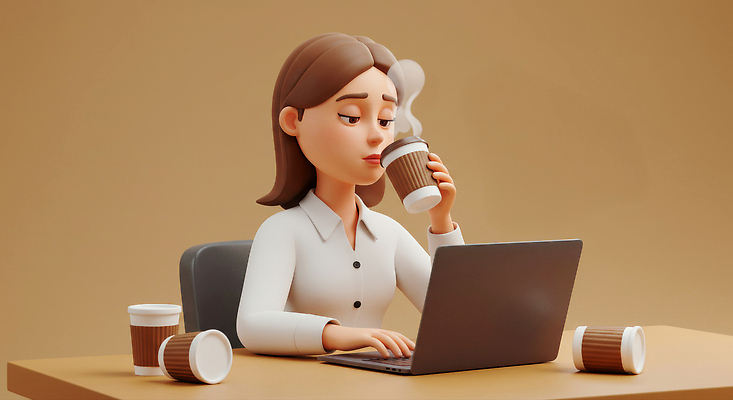 JPG 편집이미지 여자 의자 피곤 한명 들기 앉기 상반신 성인 노트북 사무실 갈색 3D 마시기 타이핑 업무 직장인 수증기 책상 아메리카노 카페인 테이크아웃컵 성인여자한명만 편집3D AI컴퓨터그래픽 AI콘텐츠 직업 1 커피 컬러 가구 컨셉 비즈니스 모션 사람 컵 전자제품 작업 디지털합성 여자한명만 성인여자만 파일형식