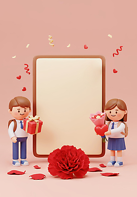 JPG 전신 편집이미지 여자 남자 꽃잎 교복 어린이 분홍색 꽃다발 책가방 사랑 미소 들기 소녀 소년 두명 선물상자 태블릿 하트 스승의날 카네이션 감사 꽃가루 가정의달 어린이만 카피스페이스 편집3D AI컴퓨터그래픽 AI콘텐츠 모양 옷 기념일 꽃 감정 컬러 가방 모션 표정 선물 사람 전자제품 스마트기기 상자 3D 공백 5월 가루 파일형식