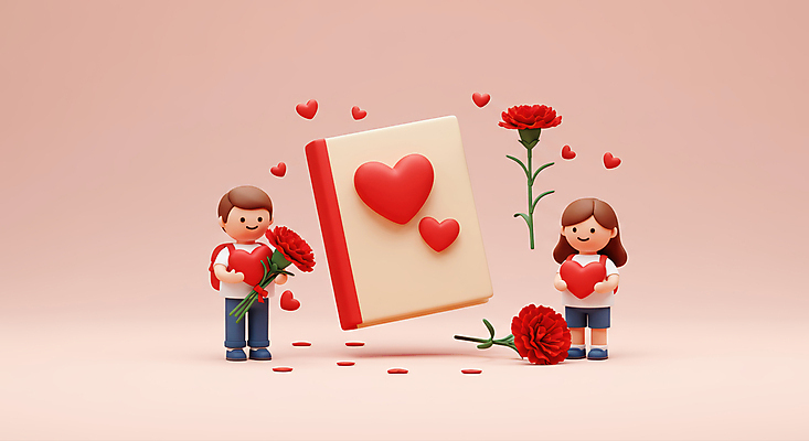 JPG 전신 편집이미지 여자 남자 꽃잎 어린이 분홍색 책가방 사랑 미소 들기 소녀 소년 두명 노트북 하트 어버이날 스승의날 카네이션 감사 가정의달 어린이만 편집3D AI컴퓨터그래픽 AI콘텐츠 모양 기념일 꽃 감정 컬러 가방 모션 표정 사람 전자제품 3D 5월 파일형식