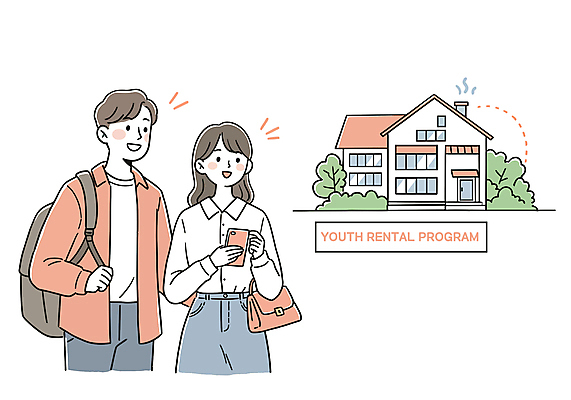 나무 여자 남자 일러스트 미소 들기 상반신 청년 두명 스마트폰 핸드백 풀 백팩 임대 임대주택 청년만 국내일러스트 AI파일 식물 가방 모션 주택 표정 사람 성인 경제 핸드폰 스마트기기 성인만 파일형식 벡터