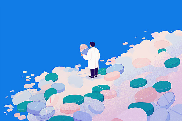 전신 PSD 남자 일러스트 의학 건강 한명 서기 들기 성인 파란색 알약 의사 영양제 성인남자한명만 국내일러스트 1 컬러 모션 사람 약 의료진 남자한명만 성인남자만 파일형식