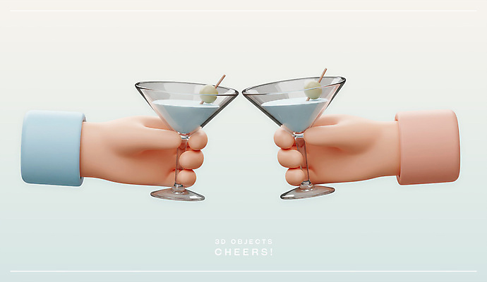 PSD 편집이미지 손 열매 들기 신체부위 3D 칵테일 오브젝트 건배 칵테일잔 마티니 엘리먼트 편집3D 식물 술잔 모션 주류 사람 디지털합성 파일형식