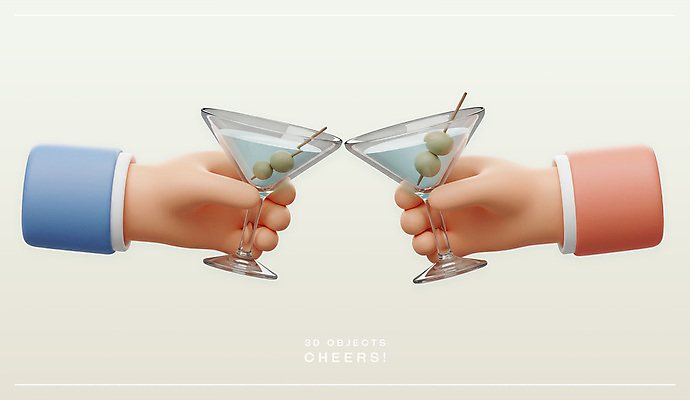 PSD 편집이미지 손 열매 들기 신체부위 3D 칵테일 오브젝트 건배 칵테일잔 마티니 엘리먼트 편집3D 식물 술잔 모션 주류 사람 디지털합성 파일형식