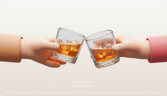 PSD 편집이미지 손 술잔 들기 신체부위 3D 오브젝트 건배 엘리먼트 위스키 편집3D 모션 잔 주류 사람 디지털합성 파일형식