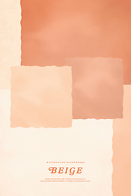 PSD 백그라운드 일러스트 추상 수채화 사람없음 베이지색 국내일러스트 컬러 무늬 파일형식