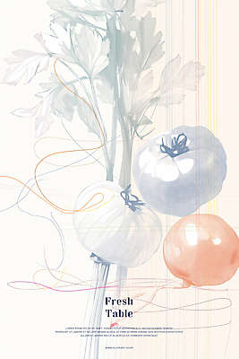 PSD 토마토 일러스트 색연필 사람없음 신선 스케치 샐러리 국내일러스트 채소 학용품 미술 파일형식