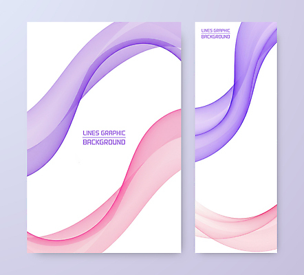 템플릿 배너템플릿 물결 곡선 추상 사람없음 그래픽 보라색 웨이브 겹침 배너세트 이미지템플릿 AI파일 배너 선 컬러 무늬 세트 파일형식 벡터