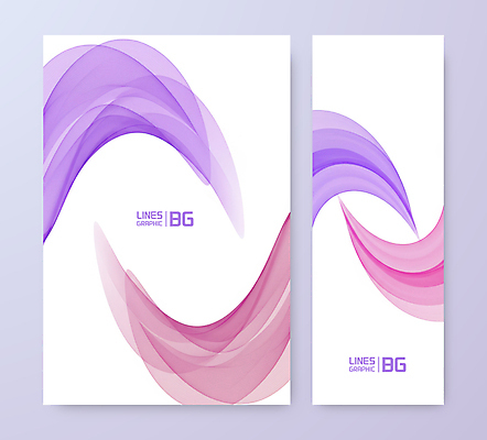 템플릿 배너템플릿 물결 곡선 추상 사람없음 그래픽 보라색 웨이브 겹침 배너세트 이미지템플릿 AI파일 배너 선 컬러 무늬 세트 파일형식 벡터
