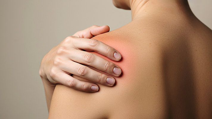 JPG 편집이미지 손 의학 한손 신체부위 고통 잡기 어깨 관절염 어깨통증 의료성형뷰티 어깨에손 편집실사 AI인물포토 AI콘텐츠 감정 모션 사람 질병 CG 파일형식 AI포토