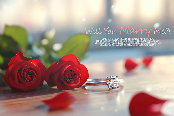 PSD 편집이미지 꽃잎 프로포즈 잎 사랑 사람없음 햇빛 장미 보석 결혼반지 다이아몬드반지 이미지편집 식물 꽃 감정 결혼 태양 반지 광석 파일형식